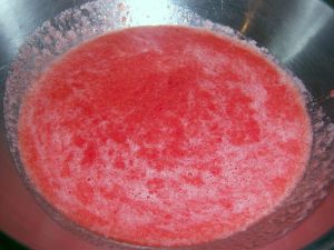 how to puree strawberry